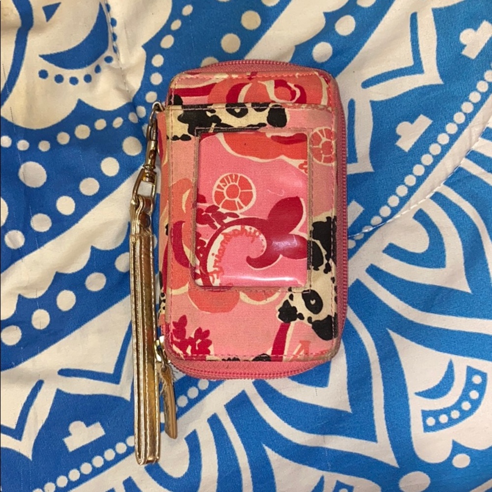 Lilly Pulitzer wristlet wallet